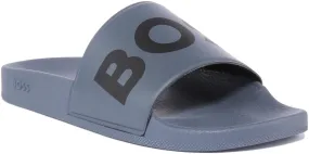 Boss Sean Slider Sandalia de piscina para hombre en gris